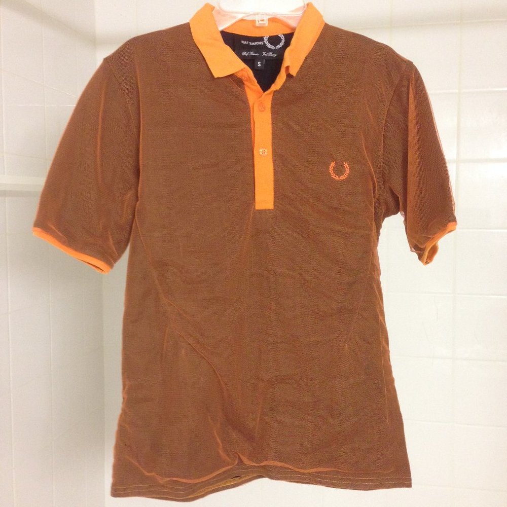 Raf Simons x Fred Perry Mesh Polo Shirt S (XS)